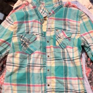 Arizona medium plaid button up